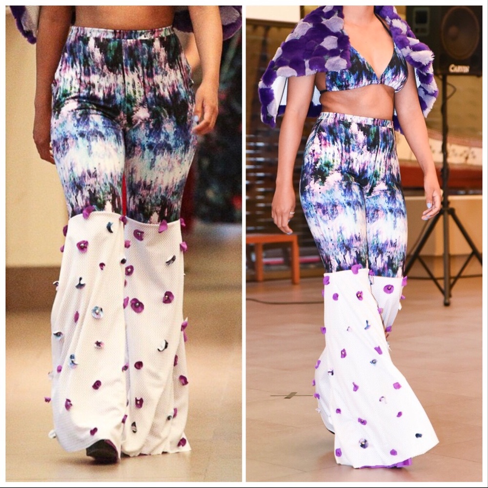 Xena Flare Fiery Bell Shape Pants